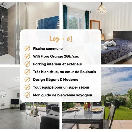 Apartment Appt 2 Chambres, 3 Etoiles, Piscine, Wifi, Parking, Clim